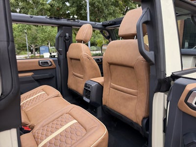 2026 Ford Bronco V6 Wimbledon White Retro Outer Banks Luxury Pkg Custom Lifted