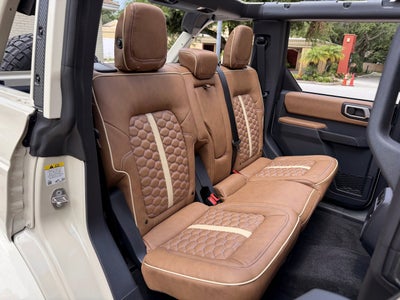 2026 Ford Bronco V6 Wimbledon White Retro Outer Banks Luxury Pkg Custom Lifted
