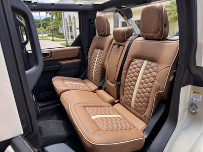 2026 Ford Bronco V6 Wimbledon White Retro Outer Banks Luxury Pkg Custom Lifted