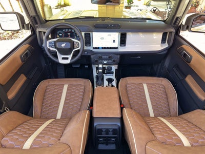 2026 Ford Bronco V6 Wimbledon White Retro Outer Banks Luxury Pkg Custom Lifted