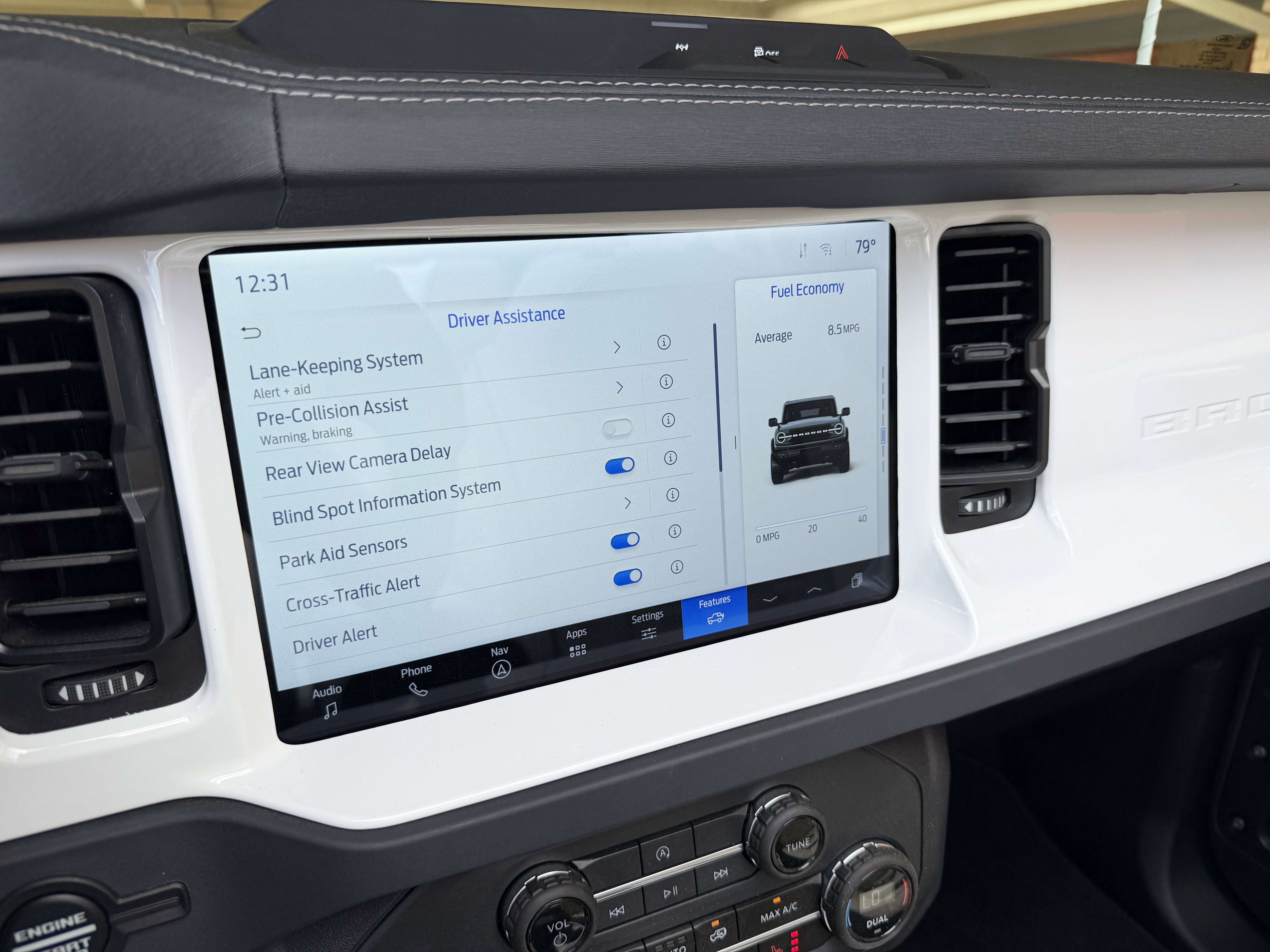 2025 Ford Bronco V6 Retro Outer Banks Custom Wind Blue Outer Banks