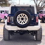 2025 Ford Bronco V6 Vintage Midnight Blue Wimbledon White Custom Paint Outer Banks Luxury Pkg