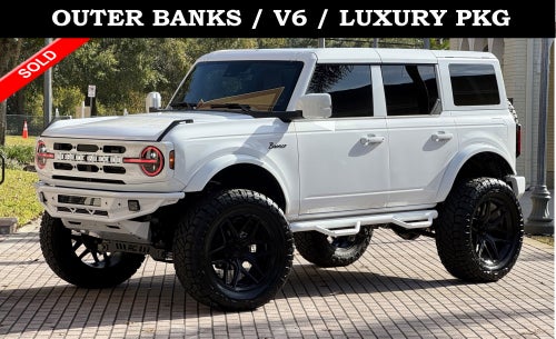 2024 Ford Bronco Outer Banks V6 Luxury Package Custom Lifted
