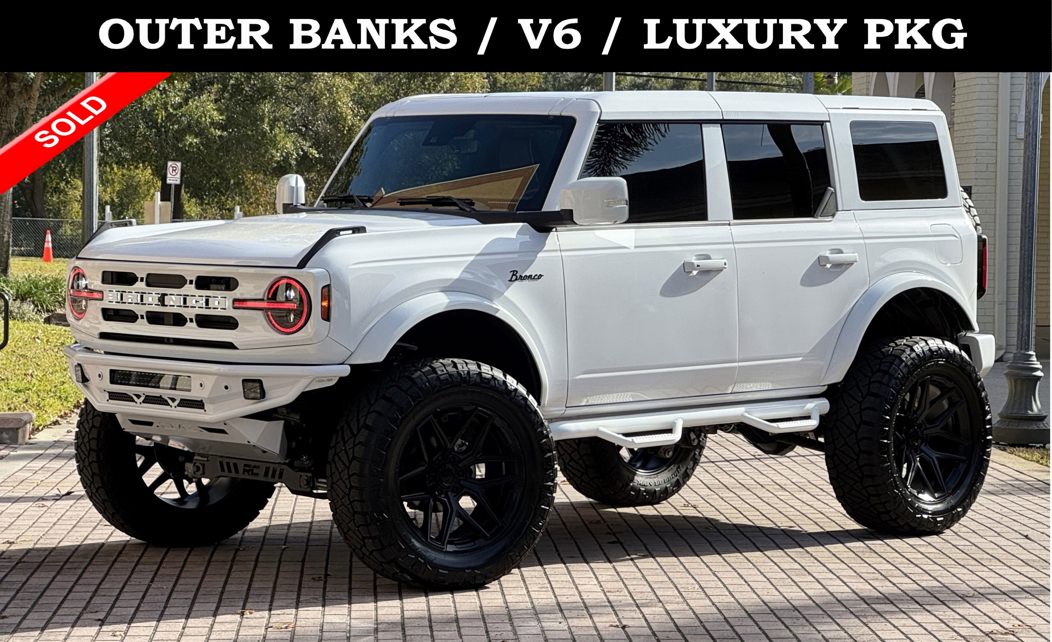 2024 Ford Bronco Outer Banks V6 Luxury Package Custom Lifted