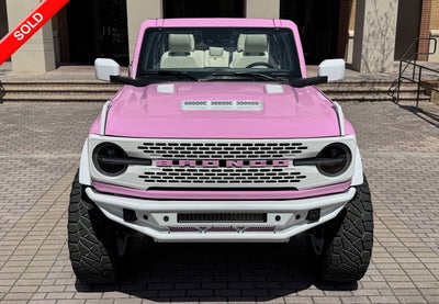 2025 Ford Bronco Pink Outer Banks V6 Hard Top Custom Lifted