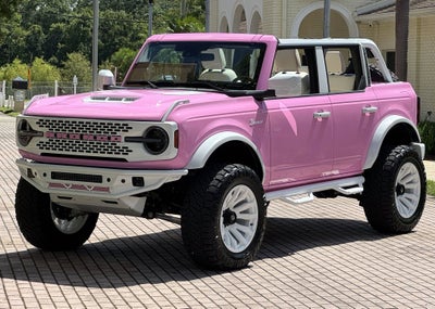 2025 Ford Bronco Pink Outer Banks V6 Hard Top Custom Lifted