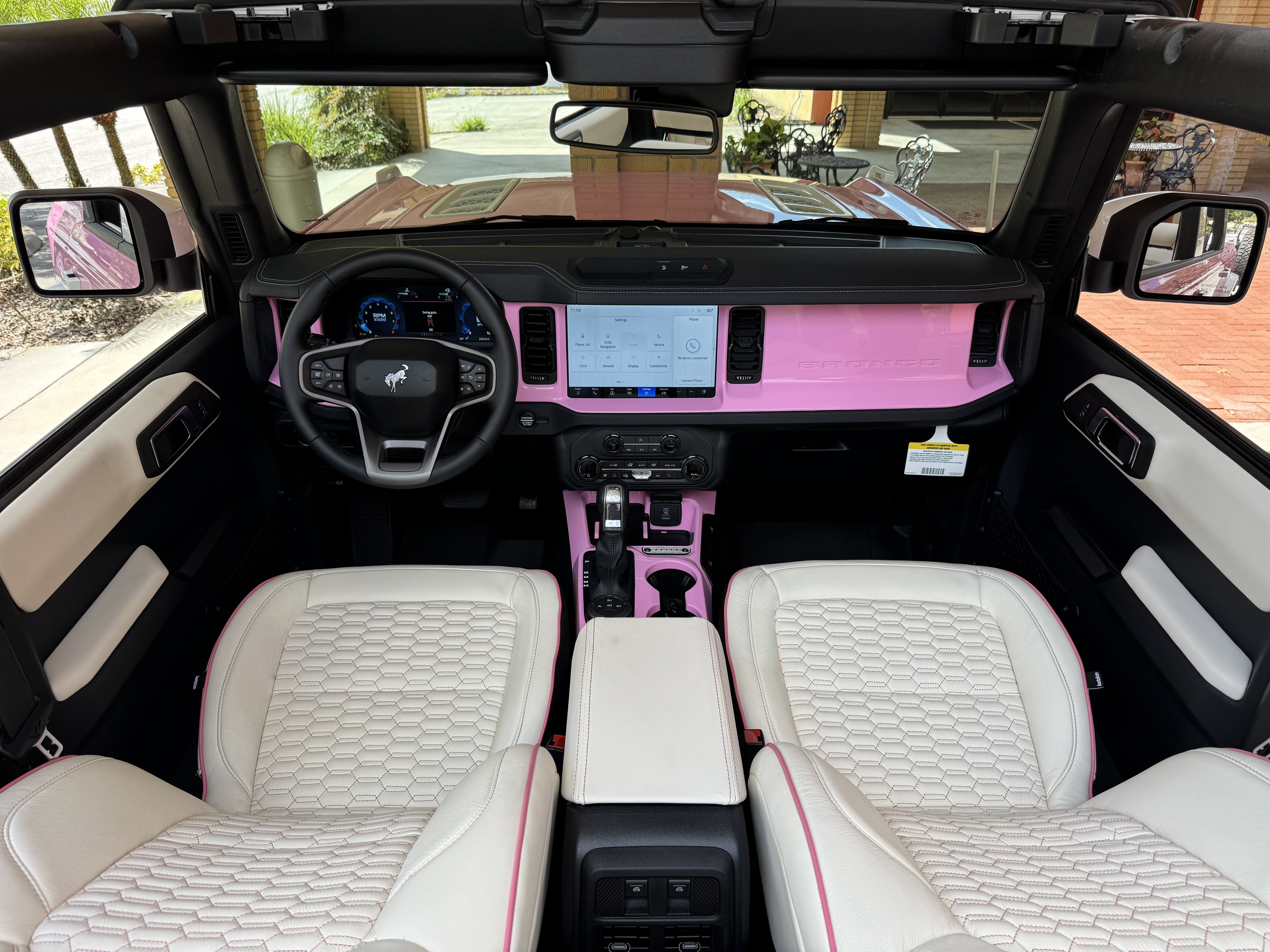 2025 Ford Bronco Pink Outer Banks V6 Hard Top Custom Lifted