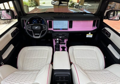 2025 Ford Bronco Pink Outer Banks V6 Hard Top Custom Lifted