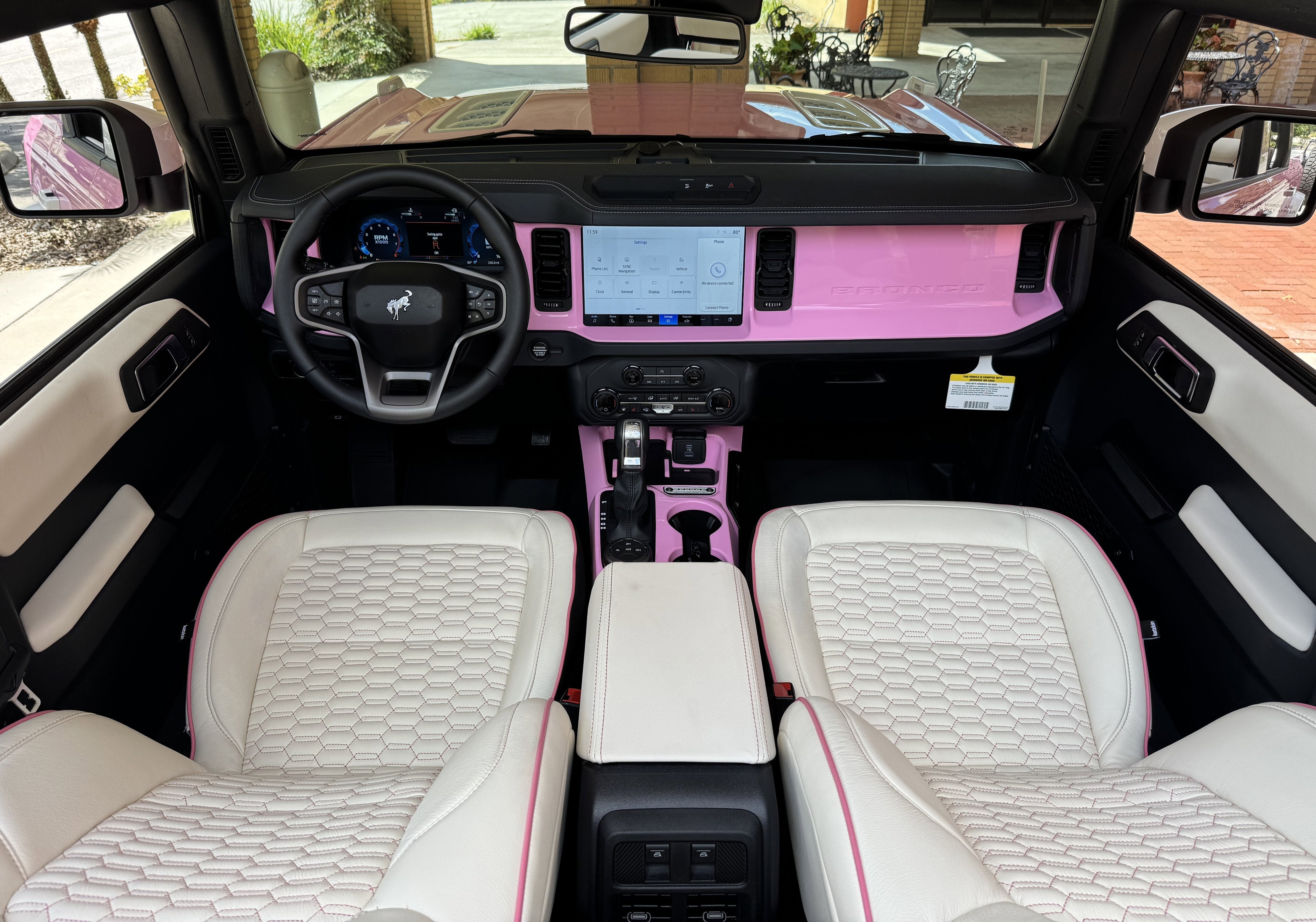 2025 Ford Bronco Pink Outer Banks V6 Hard Top Custom Lifted