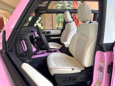 2025 Ford Bronco Pink Outer Banks V6 Hard Top Custom Lifted
