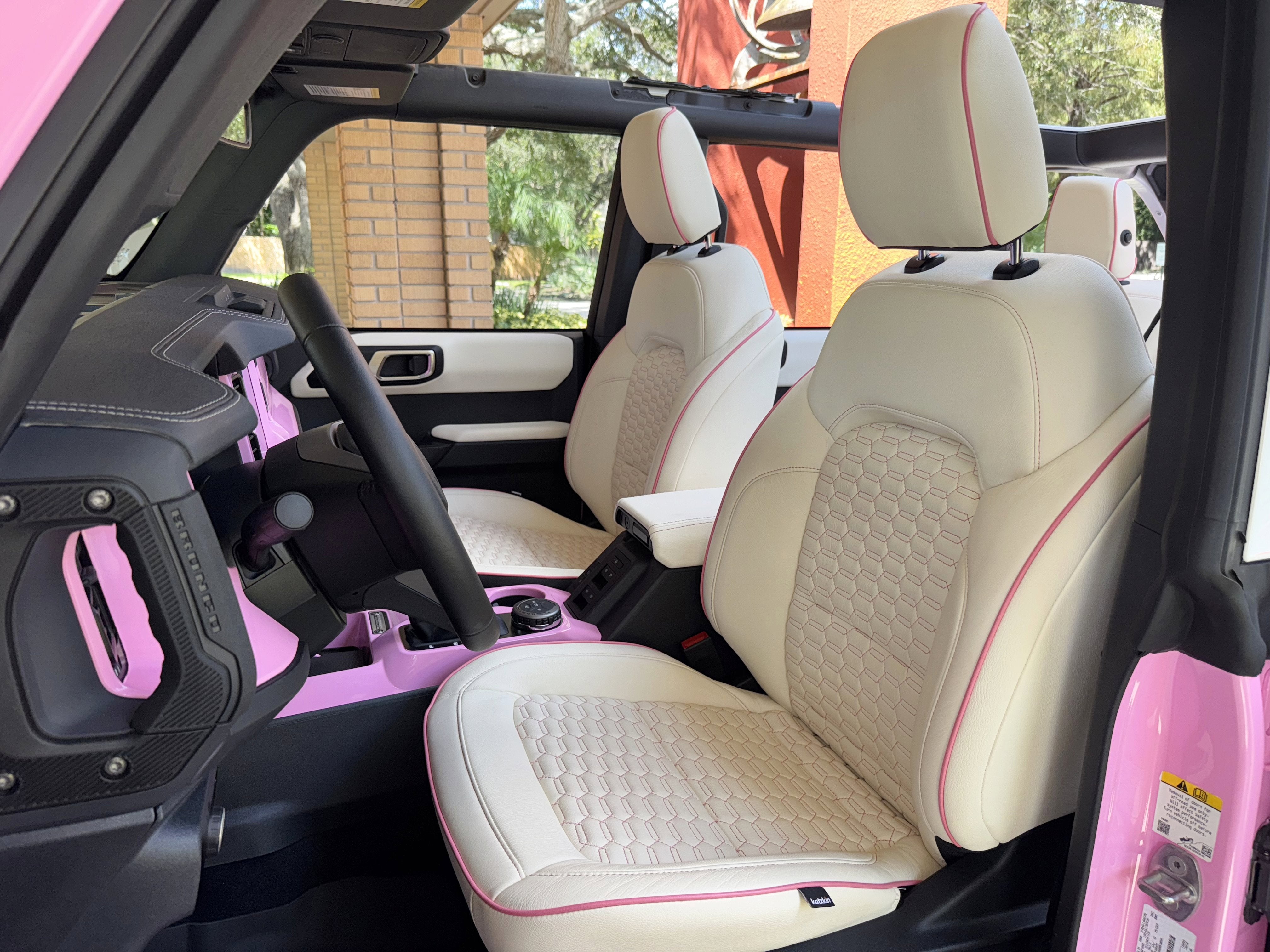 2025 Ford Bronco Pink Outer Banks V6 Hard Top Custom Lifted