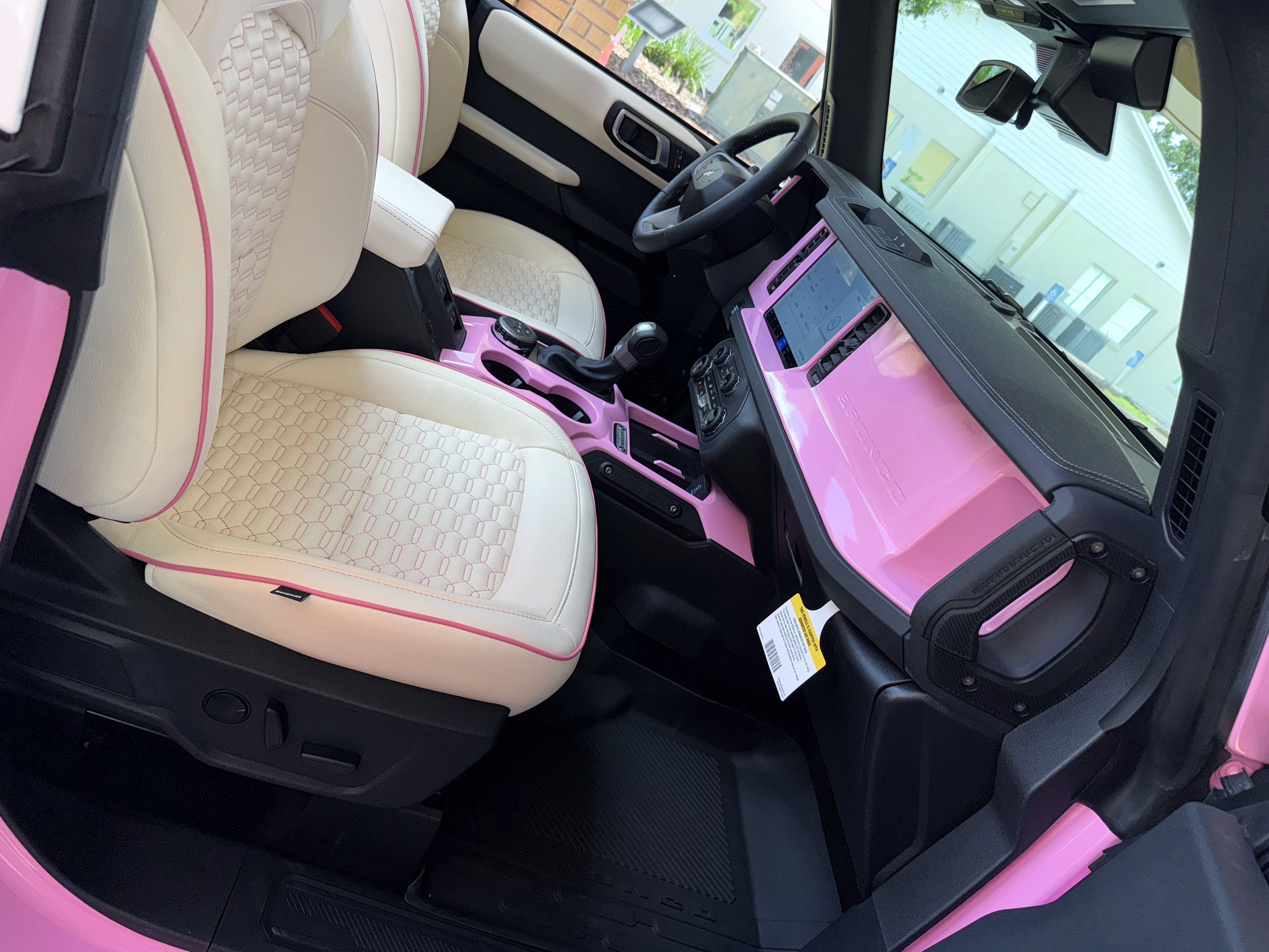 2025 Ford Bronco Pink Outer Banks V6 Hard Top Custom Lifted