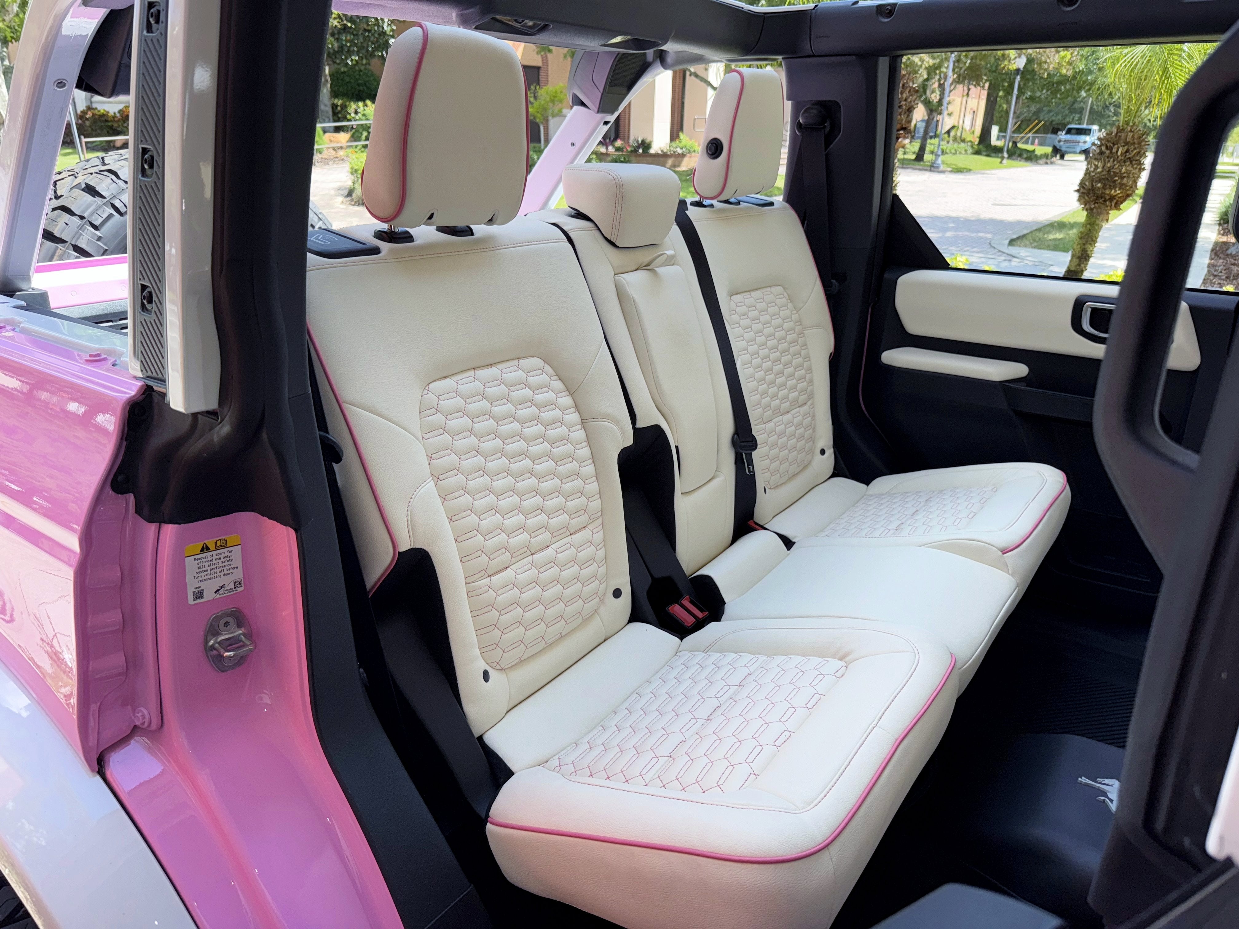 2025 Ford Bronco Pink Outer Banks V6 Hard Top Custom Lifted