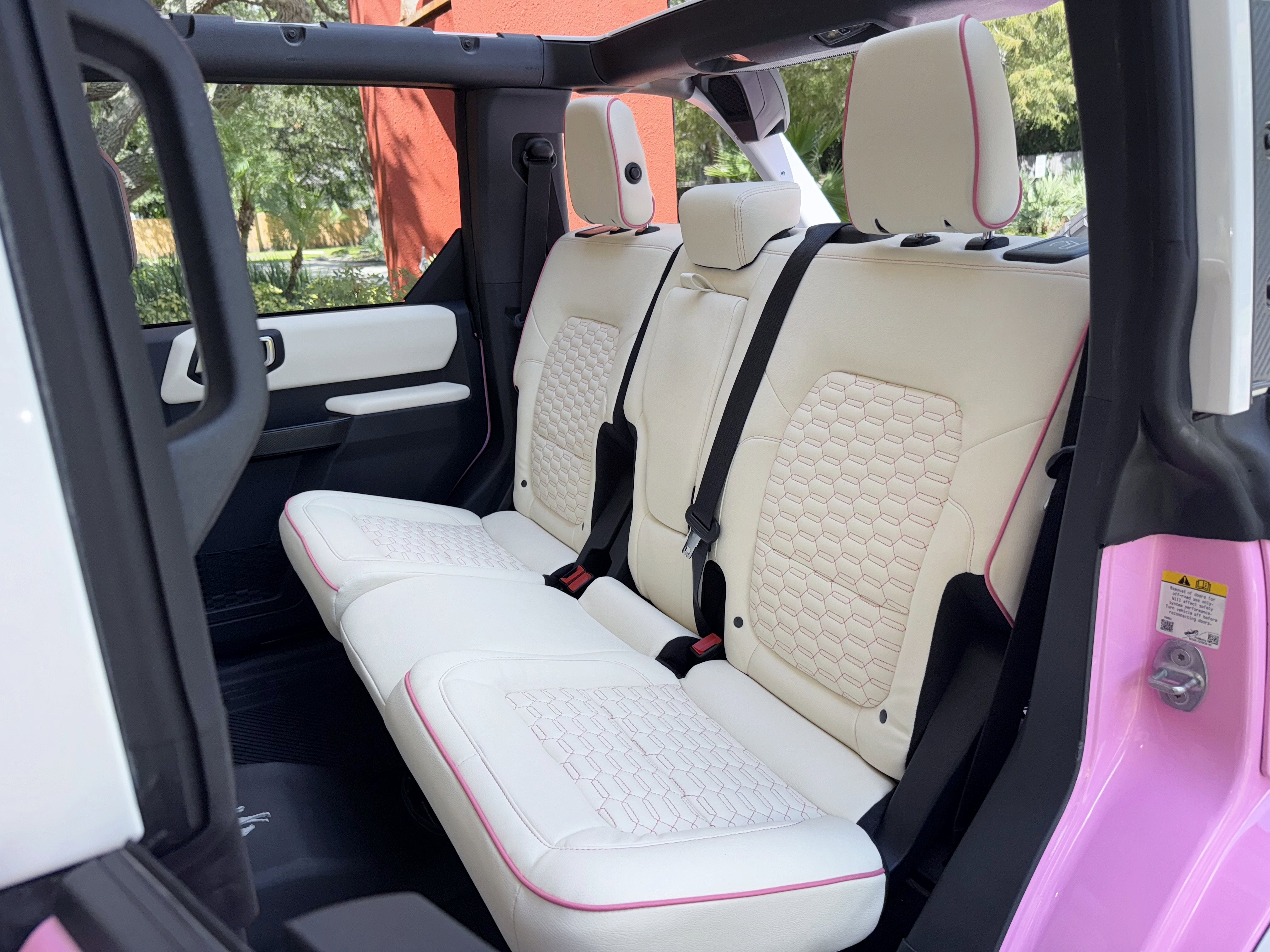 2025 Ford Bronco Pink Outer Banks V6 Hard Top Custom Lifted