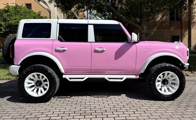 2025 Ford Bronco Pink Outer Banks V6 Hard Top Custom Lifted