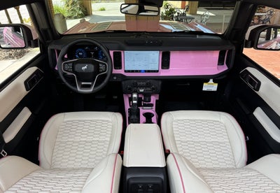 2025 Ford Bronco Pink Outer Banks V6 Hard Top Custom Lifted