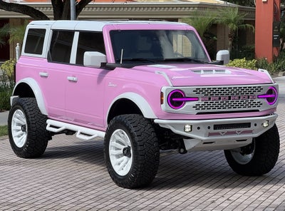 2025 Ford Bronco Pink Outer Banks V6 Hard Top Custom Lifted