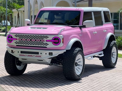2025 Ford Bronco Pink Outer Banks V6 Hard Top Custom Lifted