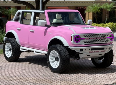 2025 Ford Bronco Pink Outer Banks V6 Hard Top Custom Lifted