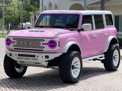 2025 Ford Bronco Pink Outer Banks V6 Hard Top Custom Lifted