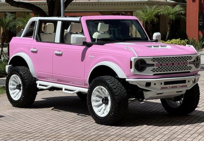2025 Ford Bronco Pink Outer Banks V6 Hard Top Custom Lifted