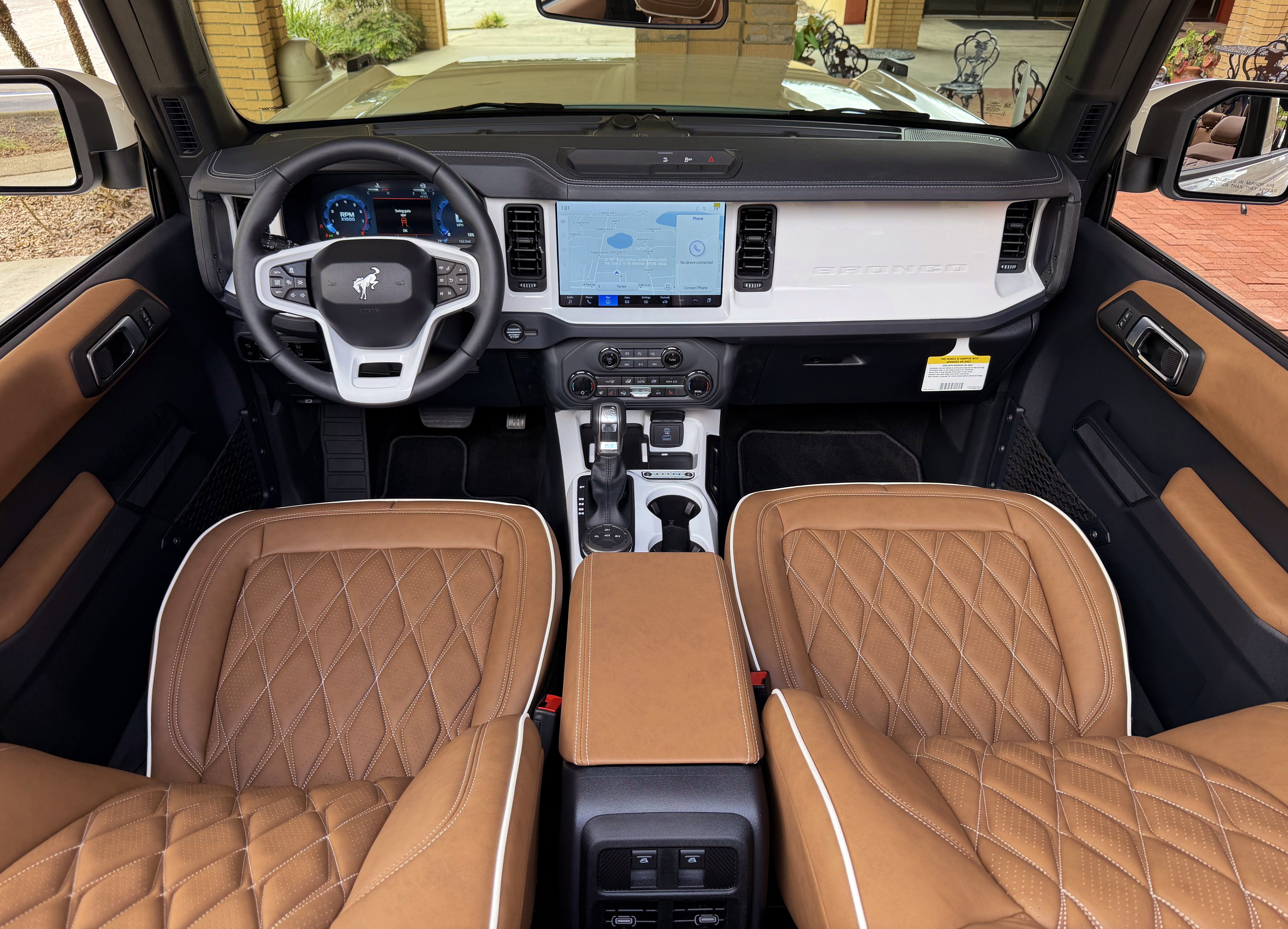 2025 Ford Bronco Outer Banks V6 Black Appearance Package Luxury Package Custom Lifted Hard Top