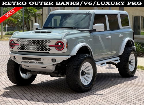 2024 Ford Bronco Outer Banks V6 Luxury Package Retro Hard Top Custom Lifted Vintage