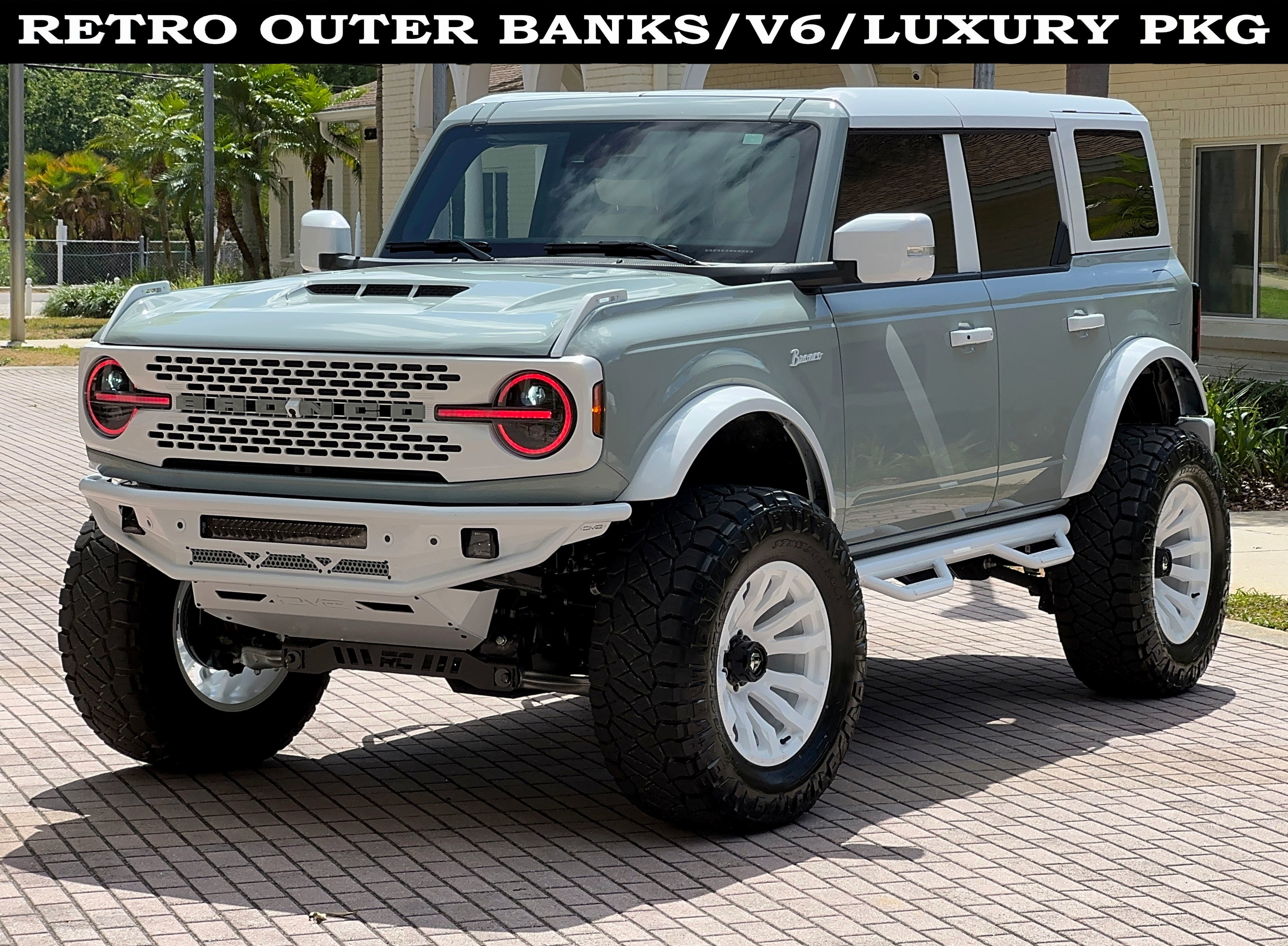 2024 Ford Bronco Outer Banks V6 Luxury Package Retro Hard Top Custom Lifted Vintage