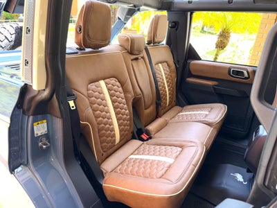 2025 Ford Bronco V6 Wimbledon White & Azure Retro Outer Banks Luxury Pkg Custom Lifted