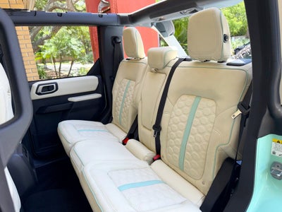 2025 Ford Bronco V6 Wimbledon White Retro Outer Banks Luxury Pkg Custom Lifted