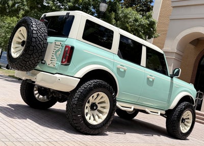 2025 Ford Bronco V6 Wimbledon White Retro Outer Banks Luxury Pkg Custom Lifted