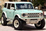 2025 Ford Bronco V6 Wimbledon White Retro Outer Banks Luxury Pkg Custom Lifted