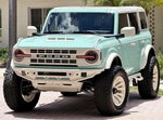 2025 Ford Bronco V6 Wimbledon White Retro Outer Banks Luxury Pkg Custom Lifted