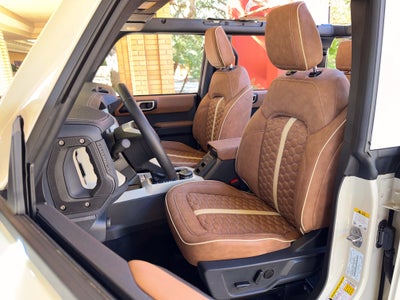2026 Ford Bronco V6 Wimbledon White Retro Outer Banks Luxury Pkg Custom Lifted