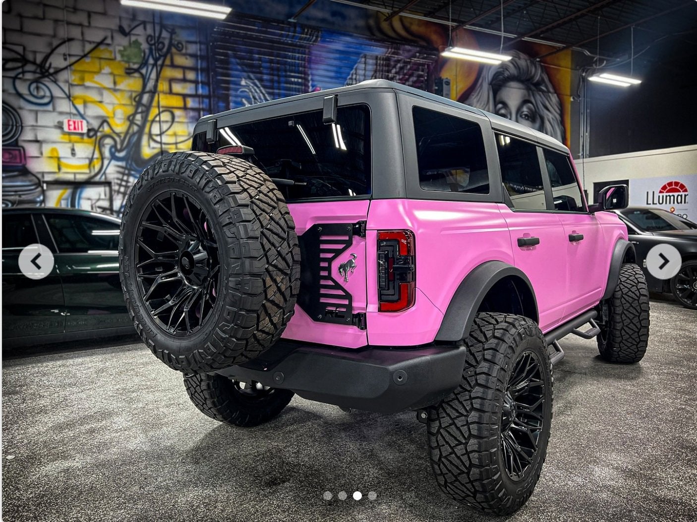 2025 Ford Bronco Pink Big Bend 4x4 Custom Lifted
