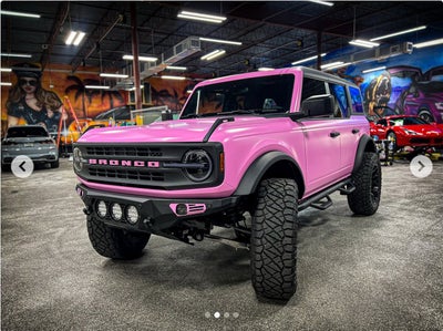 2025 Ford Bronco Pink Big Bend 4x4 Custom Lifted